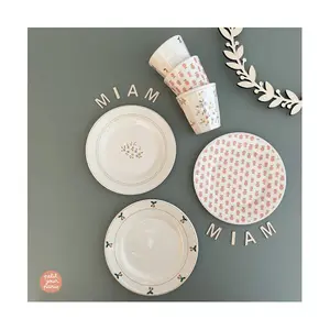 Baby apple dessert plate Petit Jour Émile & Ida image-1