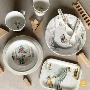 5-piece dinette Petit Jour Ernest et Célestine Au Musée image-2