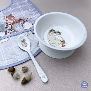 Schüssel mit Saugnapf und Löffel Baby Petit Jour Ernest et Célestine image-1