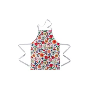 Apron oilcloth child Petit Jour Jardins Fleuris image-0