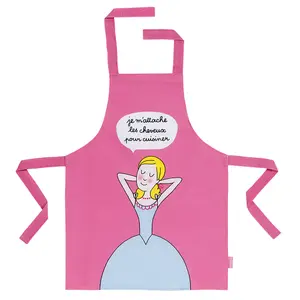 Apron oilcloth child Petit Jour Princesse Je M'Attache Les Cheveux