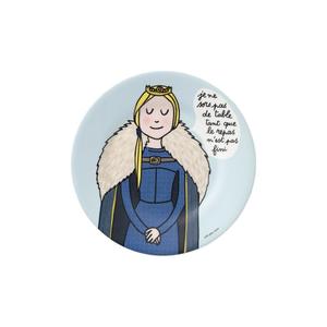 Dessertteller Baby petit jour princesse ''je ne sors pas de table...''