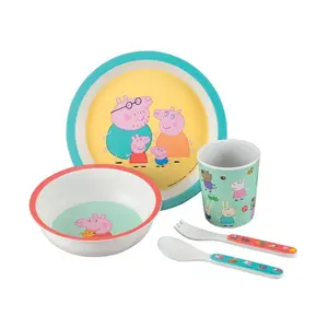 5-piece dinette Petit Jour Peppa Pig image-0
