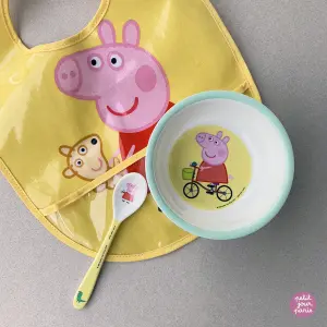 Ventosa con cucchiaio per bambini Petit Jour Peppa Pig image-2