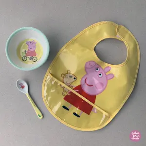 Ventosa con cucchiaio per bambini Petit Jour Peppa Pig image-4