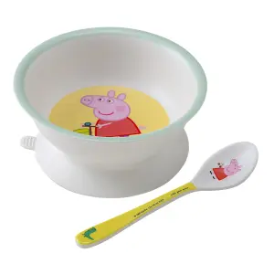 Ventosa con cucchiaio per bambini Petit Jour Peppa Pig image-0