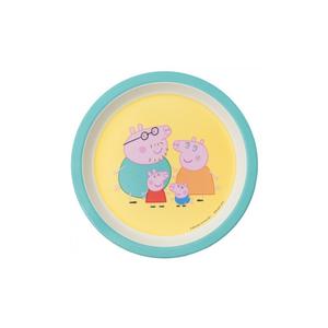 pi705k-assiette-bebe-petit-jour-peppa-pig-avec-les-parents-vert-18-cm