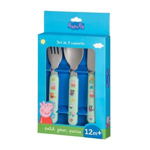 Baby cutlery Petit Jour Peppa Pig (x3) image-3