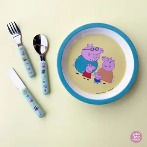 Baby cutlery Petit Jour Peppa Pig (x3)