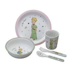 5 pieces dinner set the little Prince Petit Jour image-0