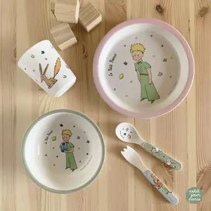 5 pieces dinner set the little Prince Petit Jour image-1