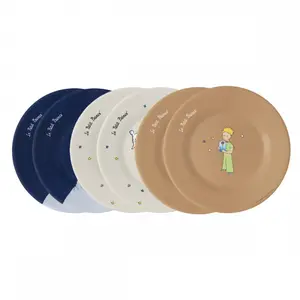 Assorted children's dessert plates Petit Jour Le Petit Prince (x6) image-0