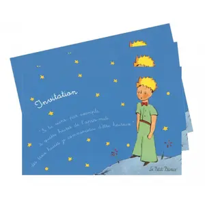 Invitation card petit jour le petit prince image-0