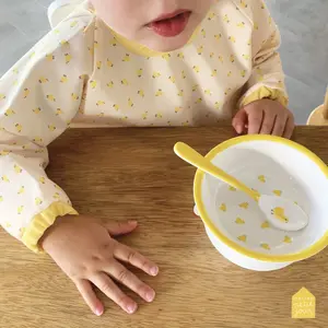 Bib with sleeves for children Petit Jour Les Poussins image-2