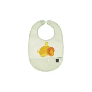 Baby bib with oilcloth Petit Jour La Savane image-0
