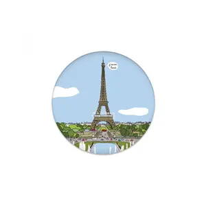 Eiffeltoren magneet met uitzicht op de Champs de Mars Petit Jour image-0