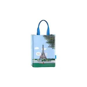 Tote bag paris canvas wax child Petit Jour image-0