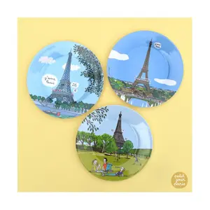 Baby Eiffel Tower dessert plate Petit Jour Seine image-1