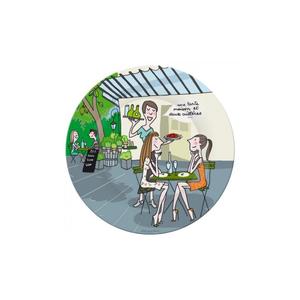 Dessertteller Baby petit jour terrasses parisiennes ''déjeuner en terrasse''