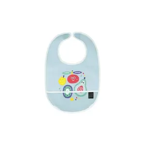 Baby bib with oilcloth Petit Jour Tutti Frutti image-0