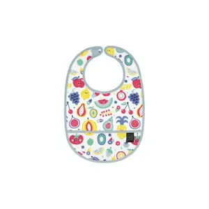 Baby bib with oilcloth Petit Jour All Over Tutti Frutti image-0