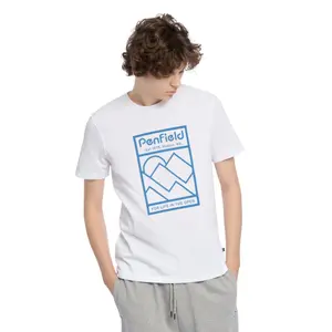 T-shirt Penfield chest mountain graphic image-1