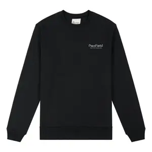 pfd0029-023-sweatshirt-penfield-hudson-script-crew-noir