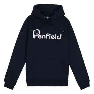 pfd0035-203-sweatshirt-a-capuche-penfield-bear-chest-print-bleu-marine