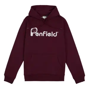 pfd0035-994-sweat-a-capuche-penfield-bear-chest-print-bb-violet-blanc