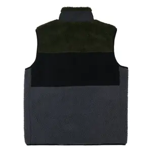 Gilet zippée Penfield bear colour block borg thru image-1
