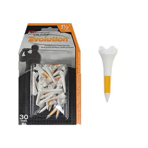 Bolsa de 30 tees Pride Golf Tee Evolution Plastic 38 mm image-0