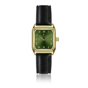 Damenarmbanduhr mit gepolstertem und genähtem Gehäuse Philipp Blanc Arbon