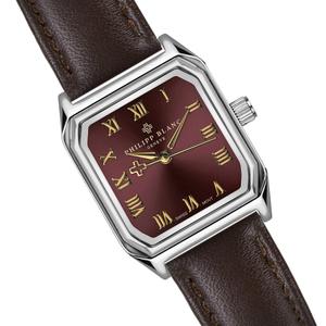 Reloj acolchado y cosido liso para mujer Philipp Blanc Martigny image-2