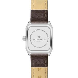 Reloj acolchado y cosido liso para mujer Philipp Blanc Martigny image-3