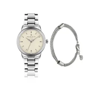 Watch with padded strap and smooth stitching Philipp Blanc Zurich image-0