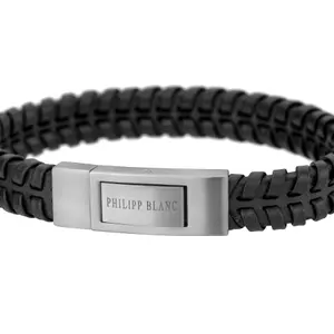 Watch with padded strap and smooth stitching Philipp Blanc Wettingen image-3