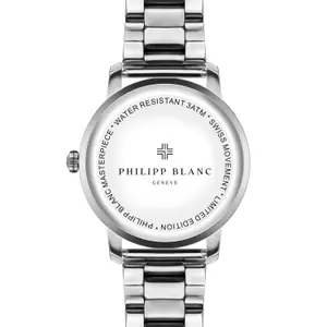 Montre argent Philipp Blanc Zurich image-1
