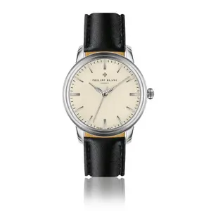 Leather watch Philipp Blanc Zurich