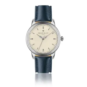 Leather watch Philipp Blanc Zurich image-0