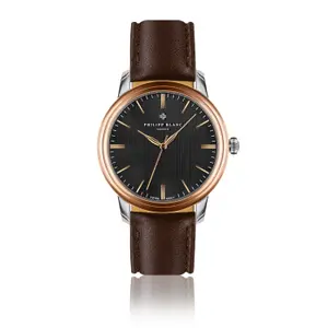 Leather watch Philipp Blanc Zurich