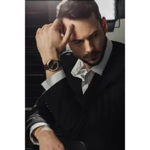 Crocodile leather watch Philipp Blanc Geneva image-1