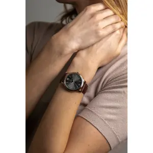 Crocodile leather watch Philipp Blanc Geneva image-2
