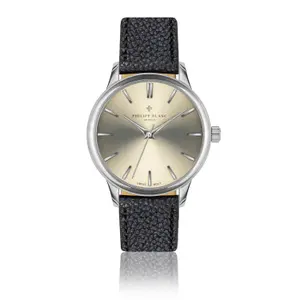 Leather watch Philipp Blanc Lugano image-0