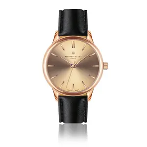 Leather watch Philipp Blanc Lugano image-0