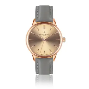 Lederen horloge Philipp Blanc Lugano image-0