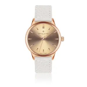 Leather watch Philipp Blanc Lugano image-0