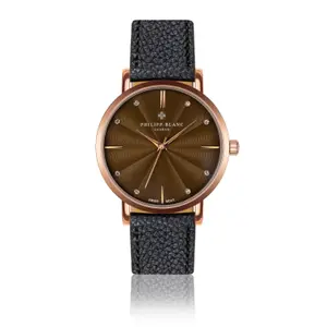Lederen horloge Philipp Blanc Lucerne image-0