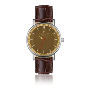 Lederuhr Damen Philipp Blanc Vevey image-0