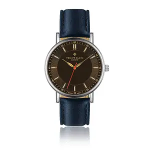 Leather watch Philipp Blanc Nyon image-0