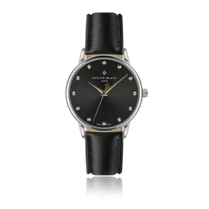 Lederuhr Damen Philipp Blanc Prilly image-0